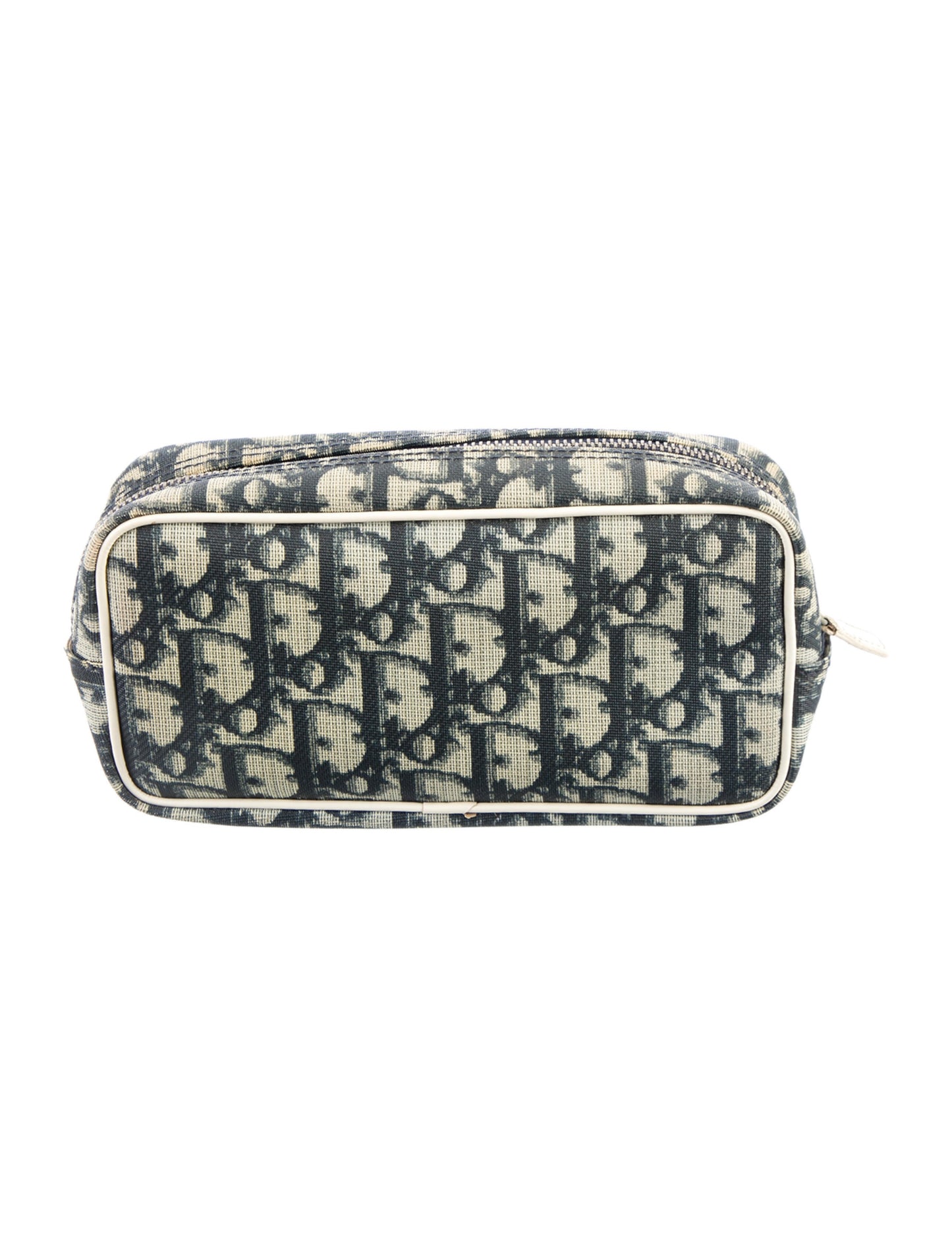 Christian Dior Canvas Printed Cosmetic Bag