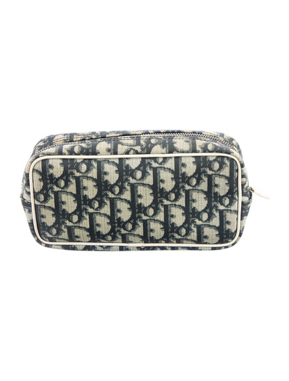 Christian Dior Canvas Printed Cosmetic Bag