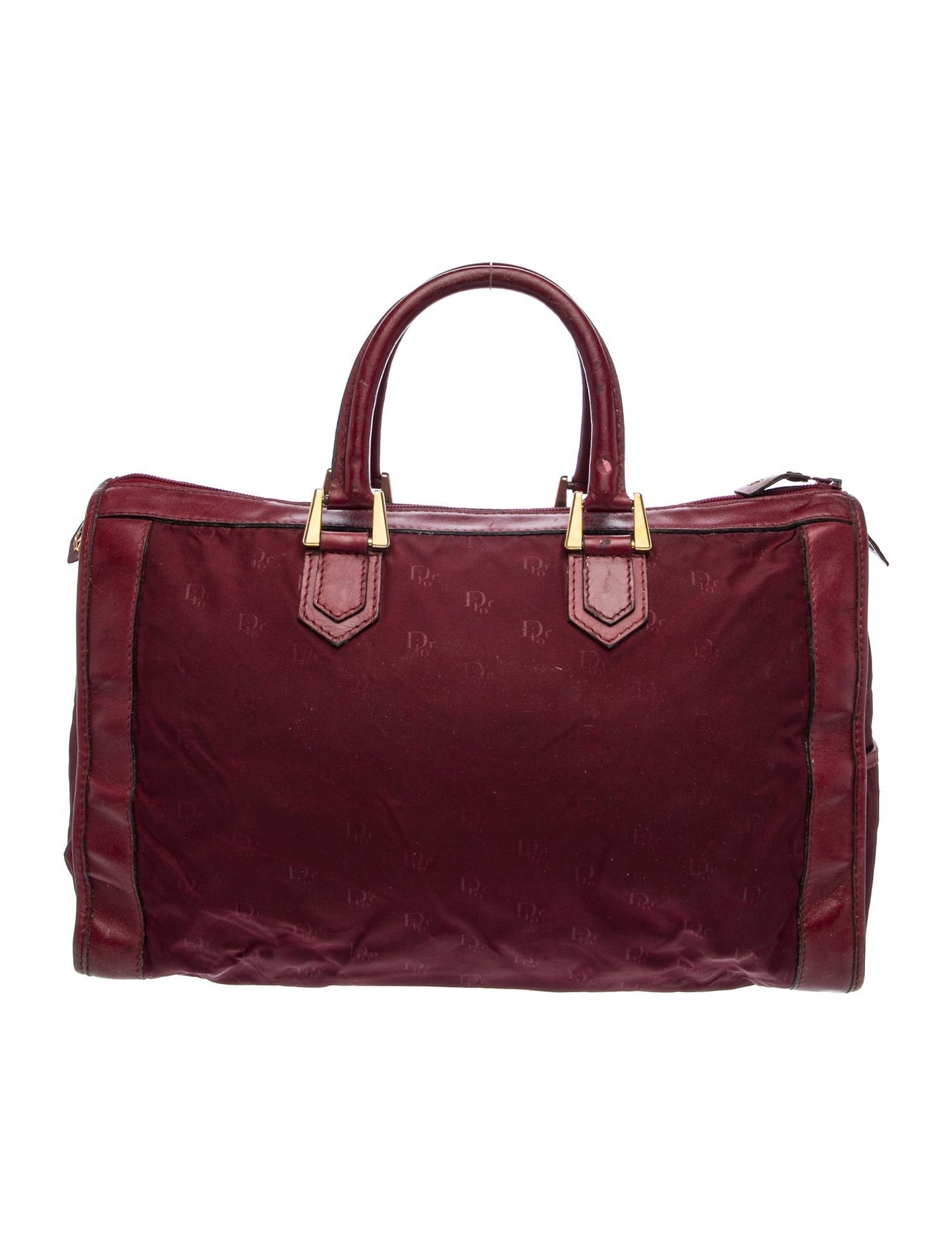 Christian Dior Canvas Briefcase Vintage