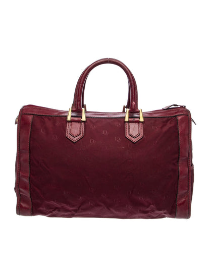 Christian Dior Canvas Briefcase Vintage