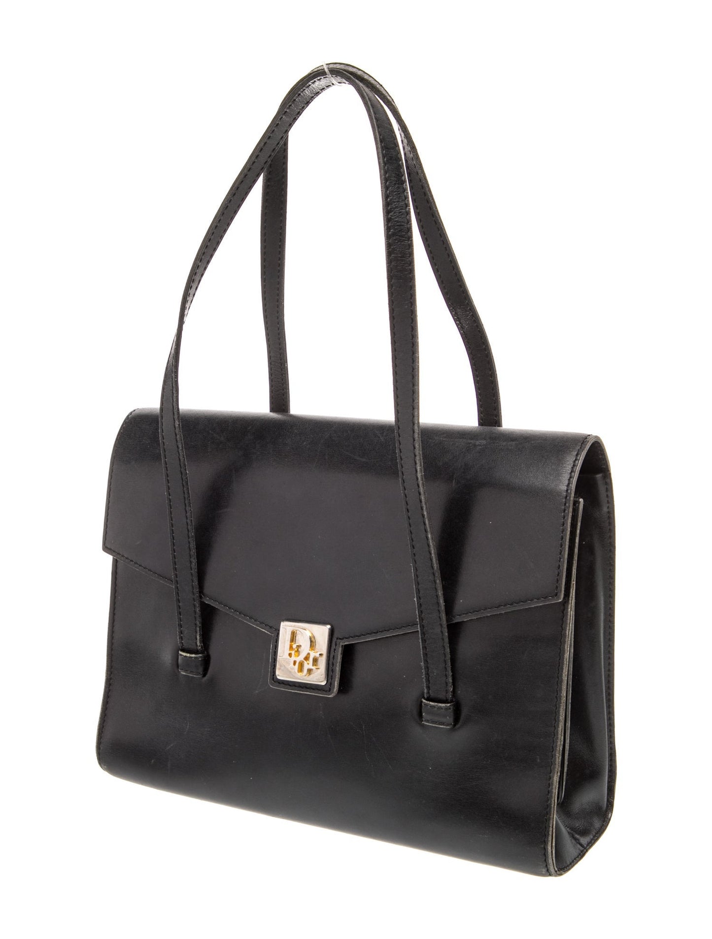 Christian Dior Leather Shoulder Bag Vintage