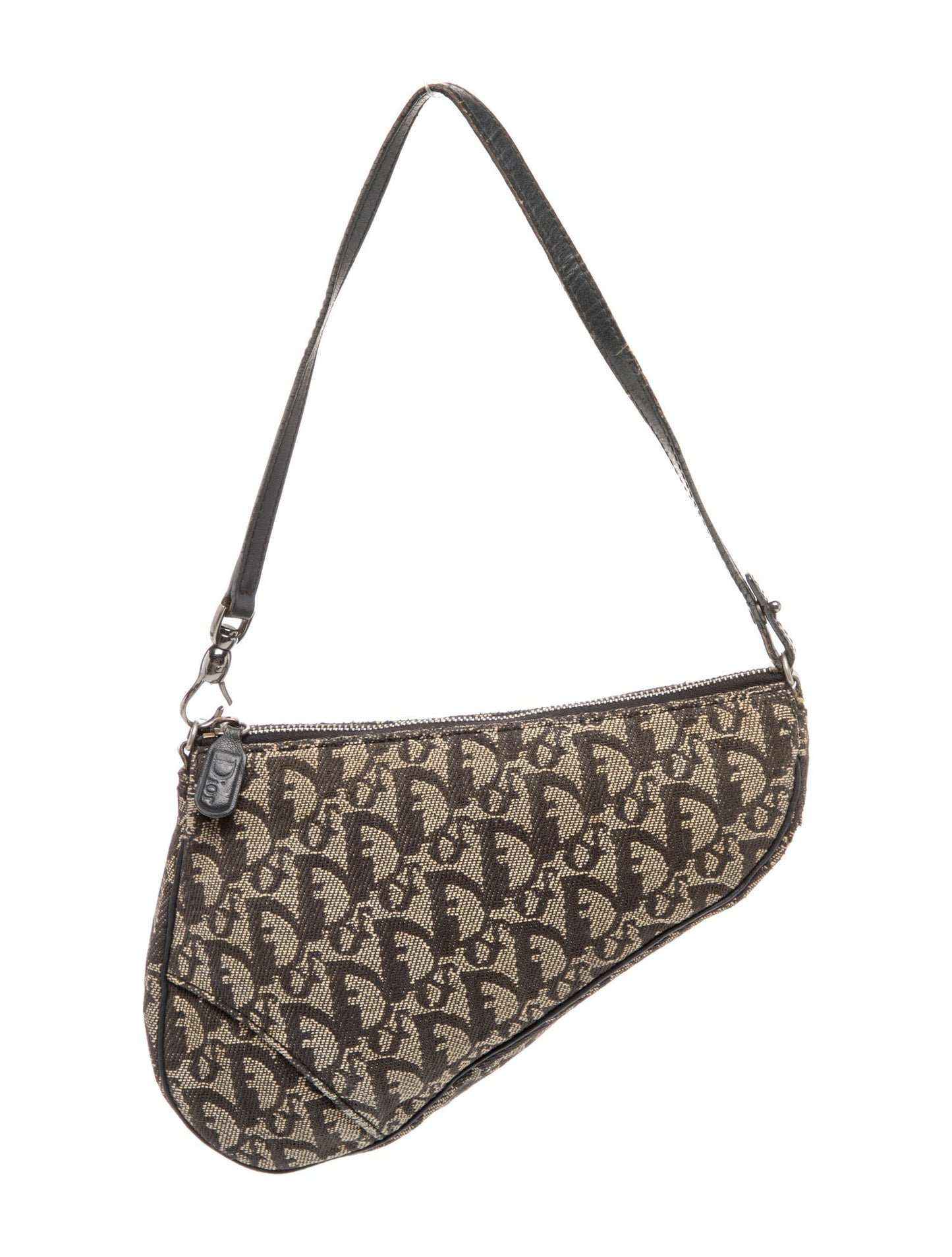Christian Dior Diorissimo Saddle Pochette Mini Vintage