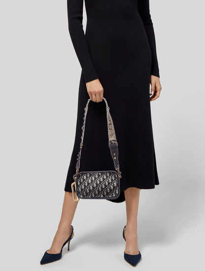 Christian Dior Oblique Jacquard CHRISTIAN DIOR Oblique Diorquake Clutch
