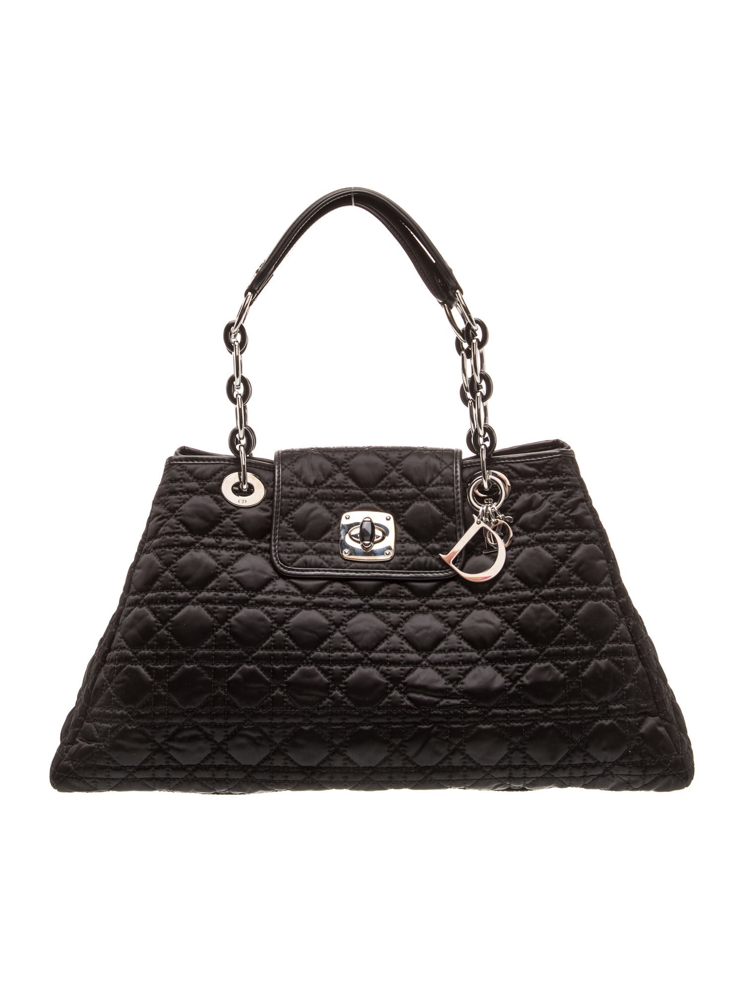 Christian Dior Cannage Cannage Charming Lock Tote Large
