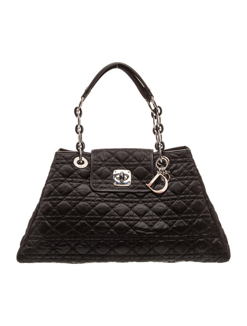 Christian Dior Cannage Cannage Charming Lock Tote Large