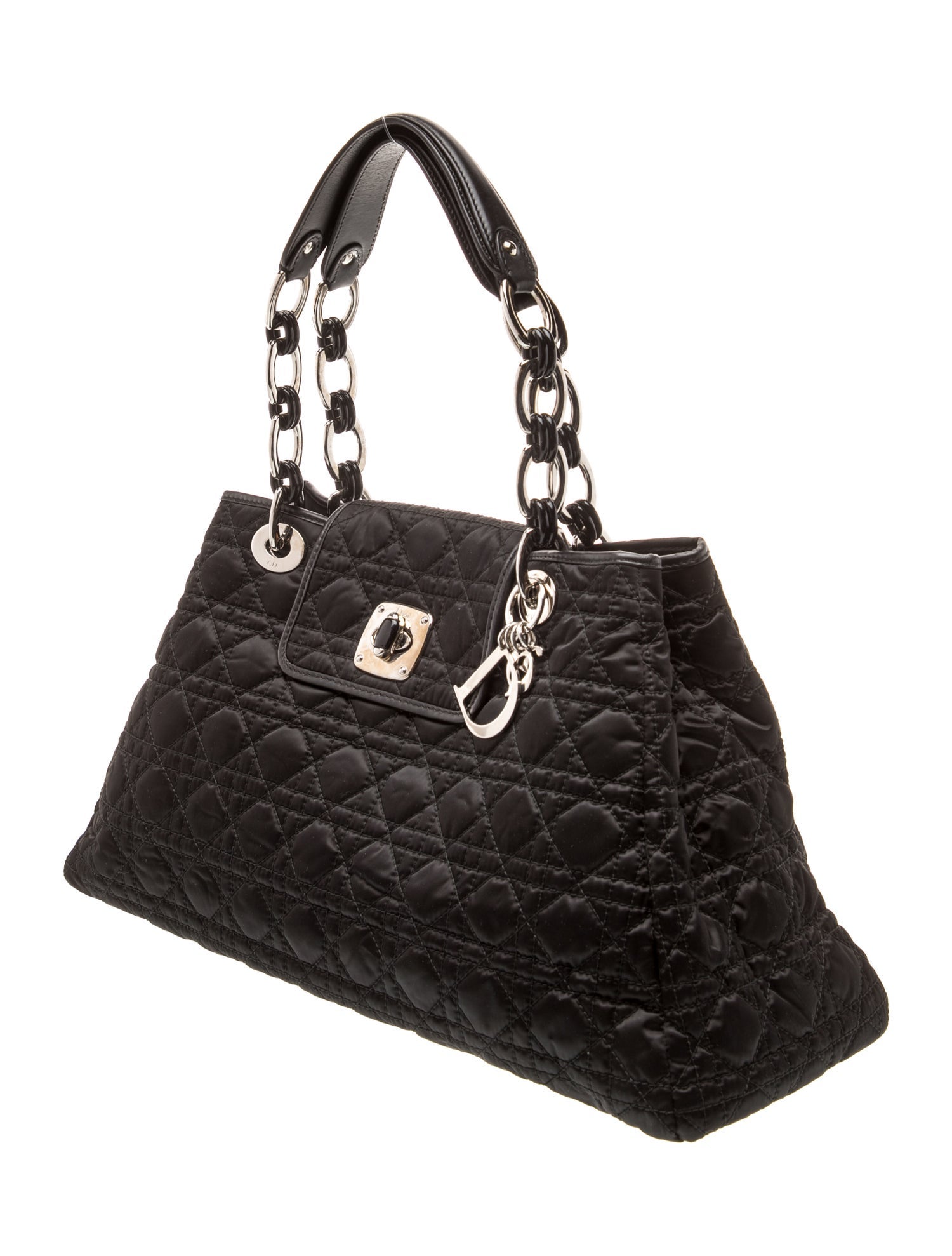 Christian Dior Cannage Cannage Charming Lock Tote Large