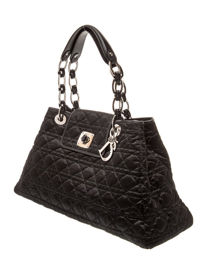 Christian Dior Cannage Cannage Charming Lock Tote Large