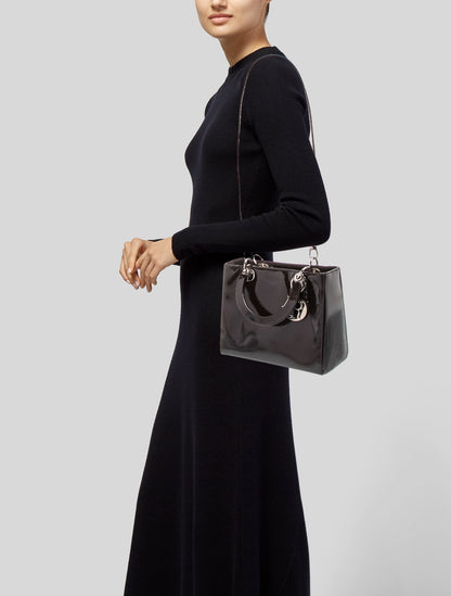 Christian Dior Patent Leather Lady Dior