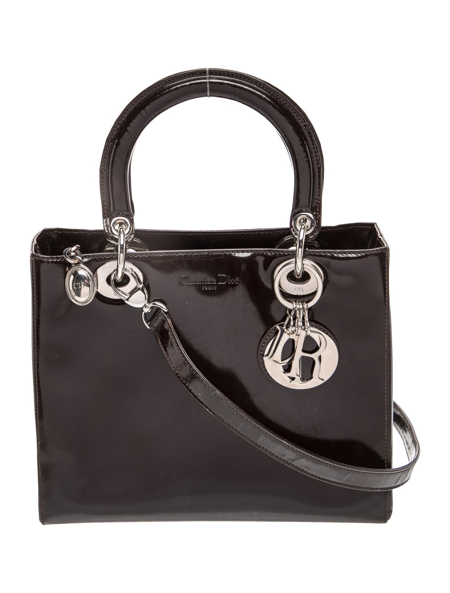 Christian Dior Patent Leather Lady Dior