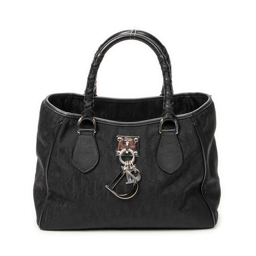 Christian Dior Canvas Small Lovely Trotter Tote