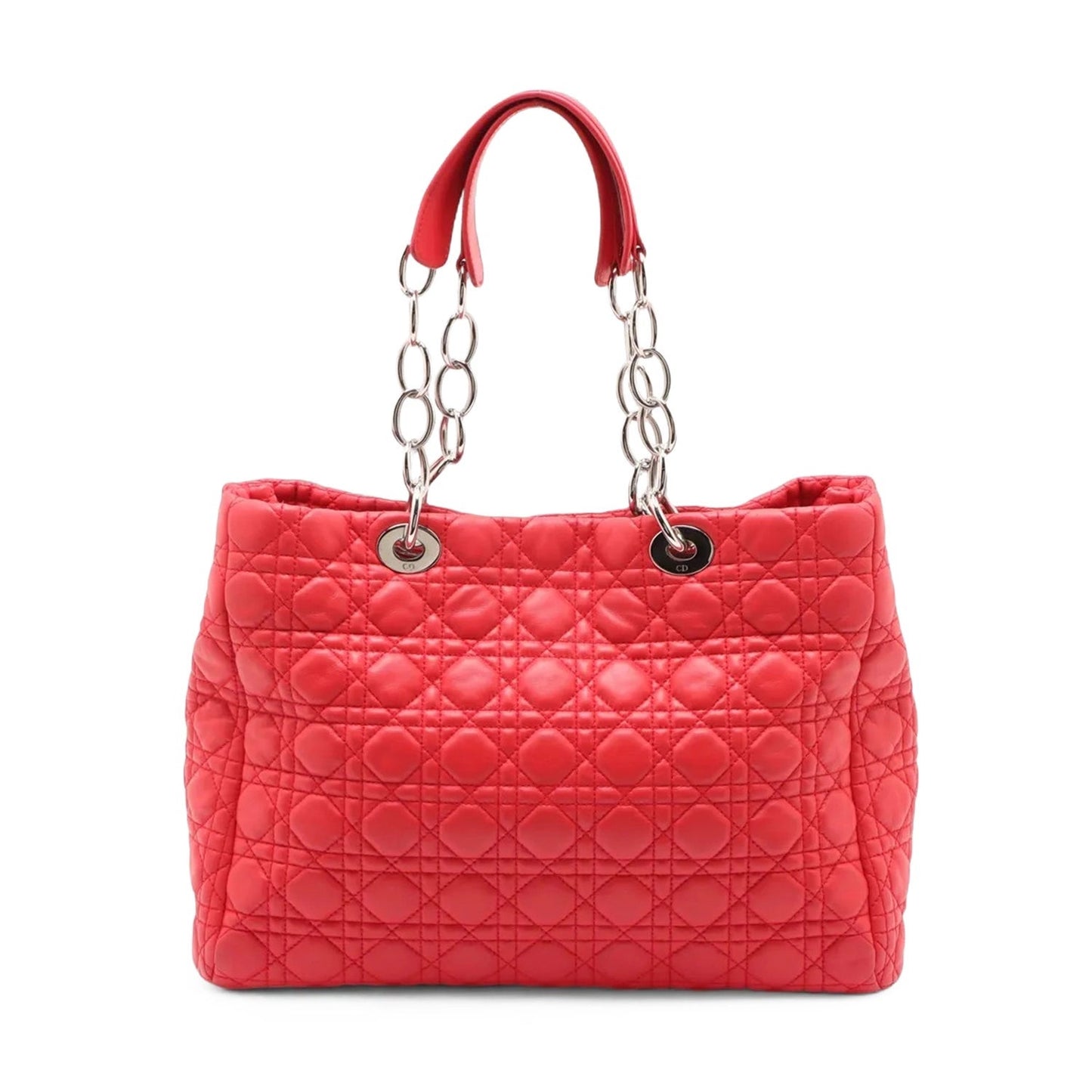 Christian Dior Lambskin Lady Dior Soft Shopping Tote