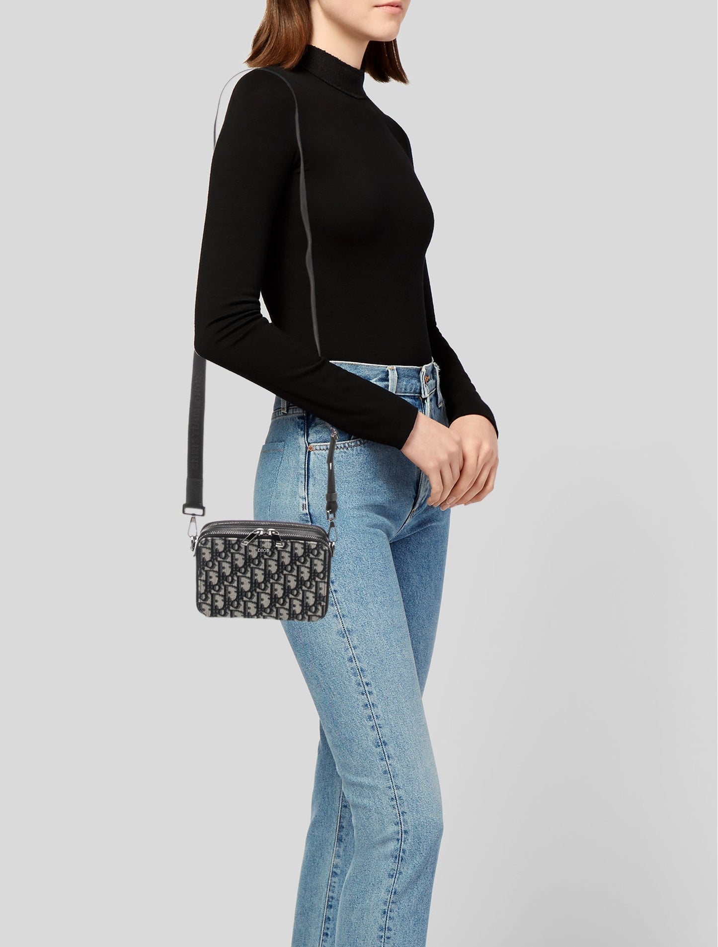Christian Dior Oblique Jacquard Crossbody Bag