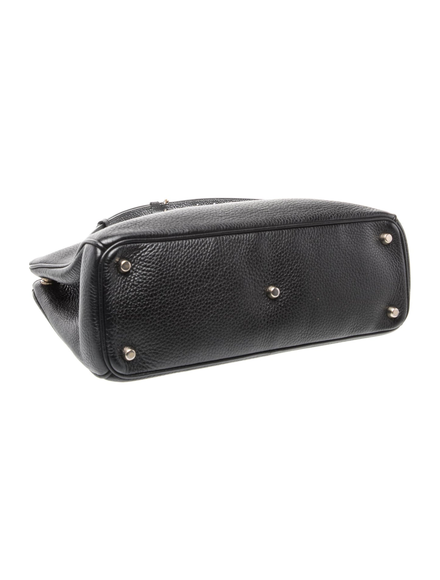 Christian Dior Leather Top Handle Bag Small