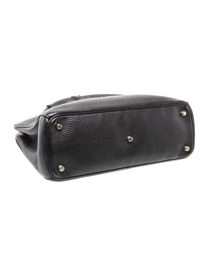 Christian Dior Leather Top Handle Bag Small