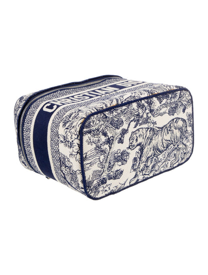 Christian Dior Toile De Jouy Diortravel Vanity Case