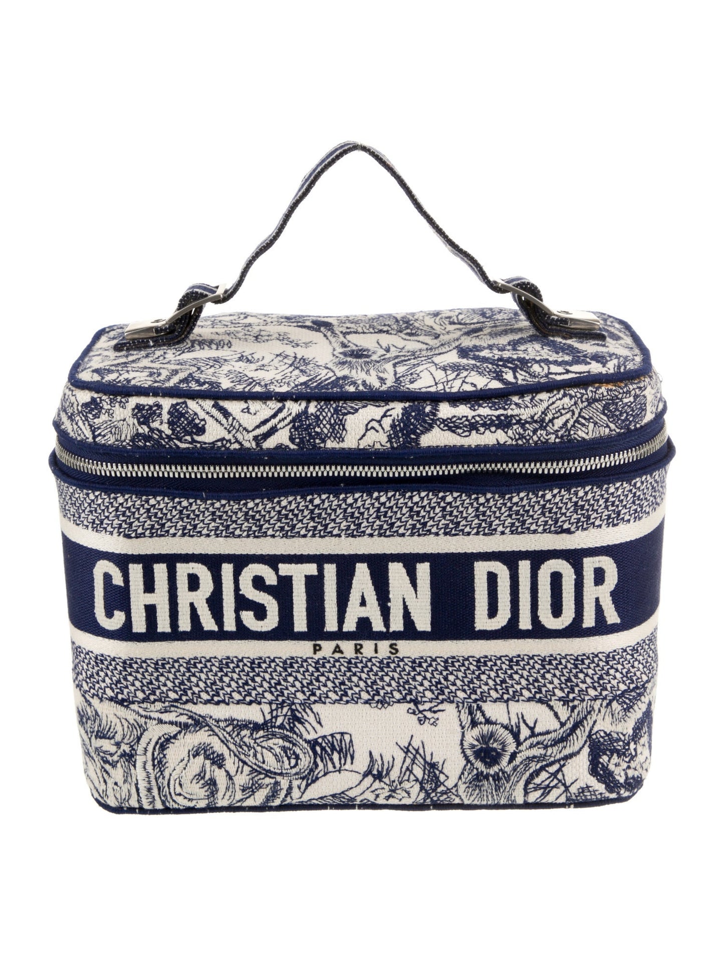 Christian Dior Toile De Jouy Diortravel Vanity Case