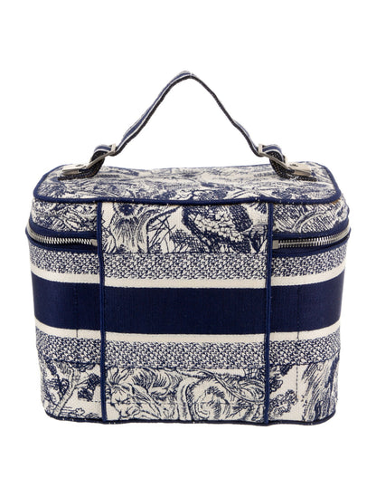 Christian Dior Toile De Jouy Diortravel Vanity Case