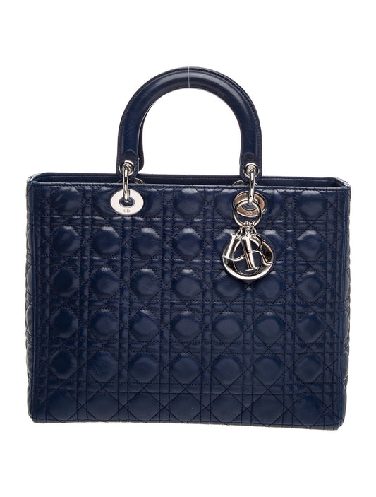 Christian Dior Quilted Lady Dior Large