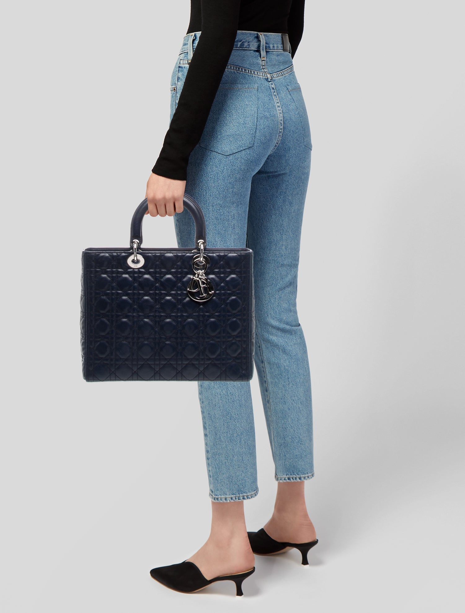 Christian Dior Quilted Lady Dior Large