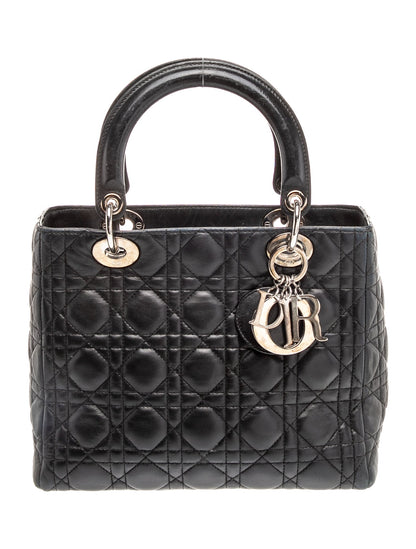 Christian Dior Cannage Lady Dior Medium Vintage