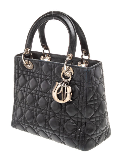 Christian Dior Cannage Lady Dior Medium Vintage