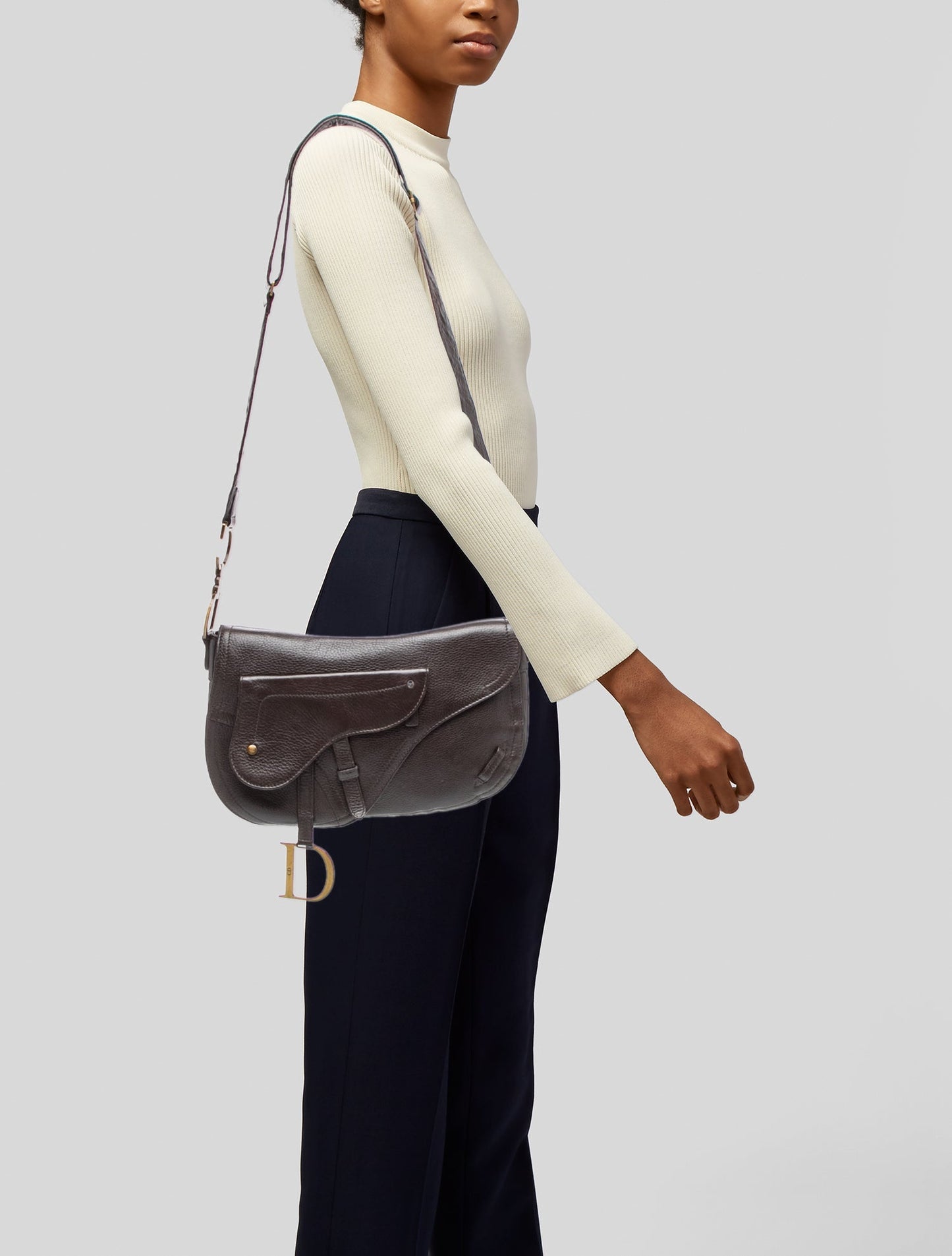 Christian Dior Leather Saddle Vintage