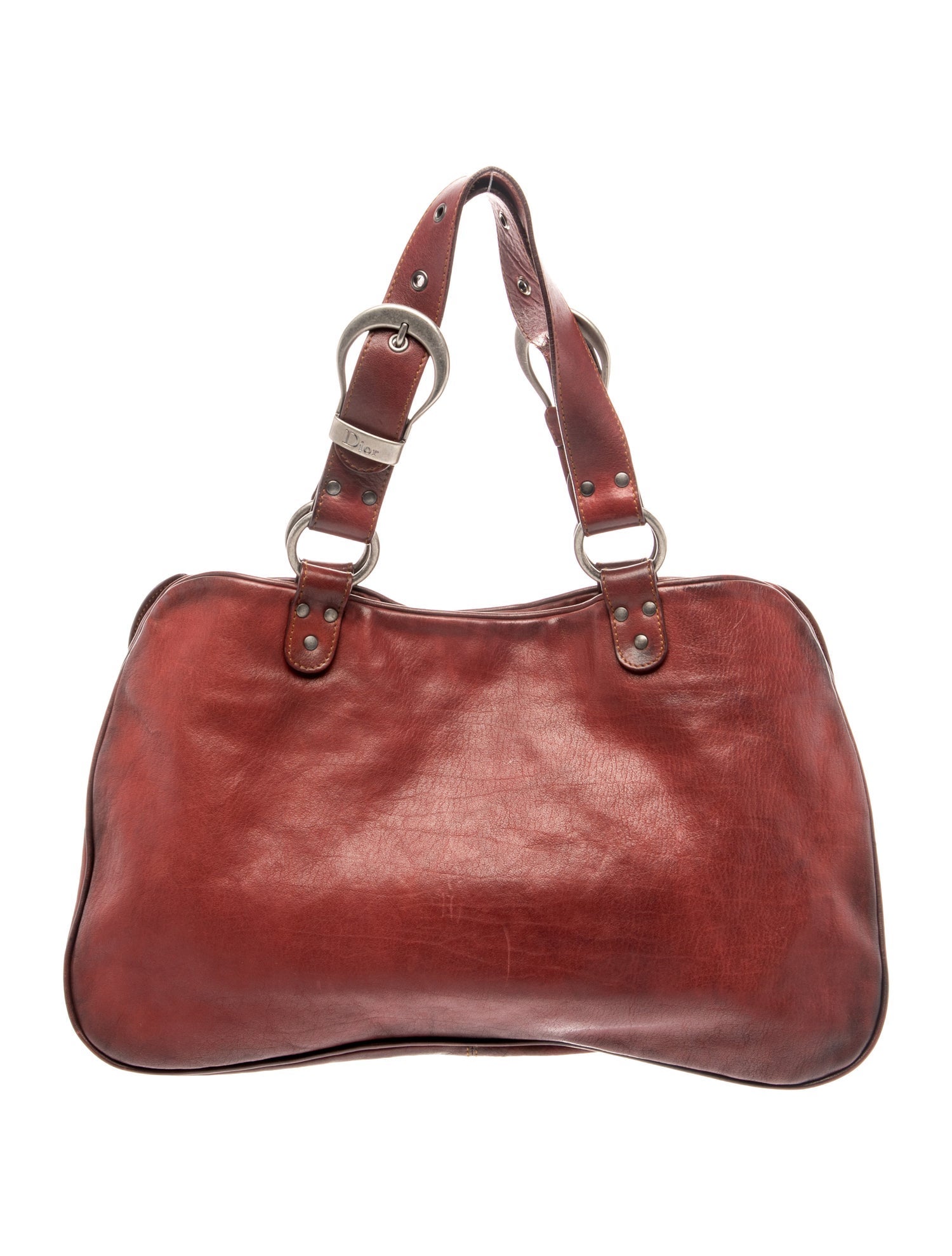 Christian Dior Leather Gaucho Saddle Medium Vintage