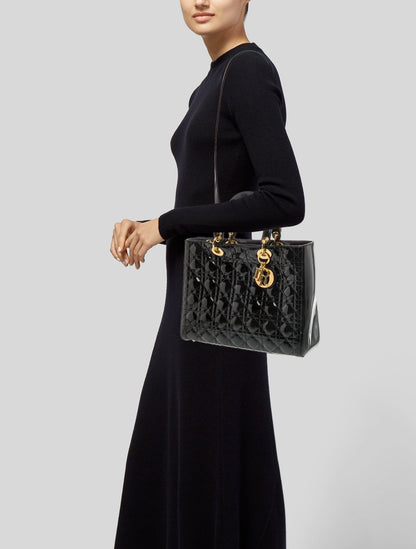 Christian Dior Cannage Lady Dior Large