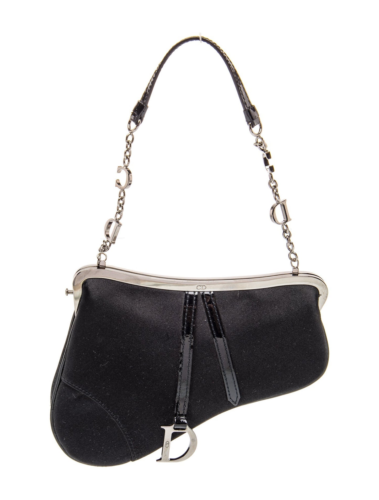 Christian Dior Satin Vintage Saddle Mini Vintage