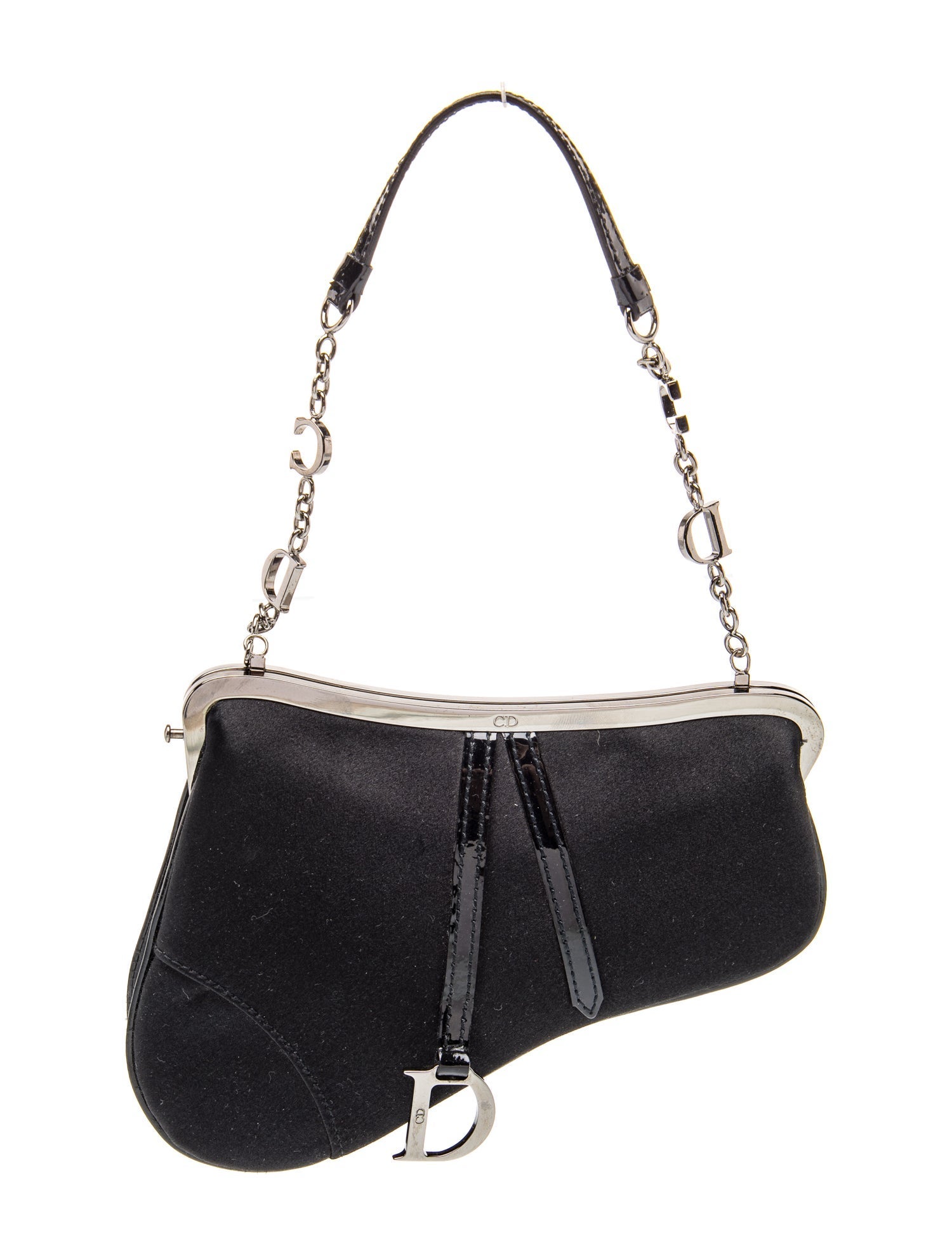 Christian Dior Satin Vintage Saddle Mini Vintage