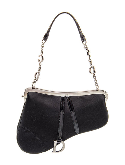 Christian Dior Satin Vintage Saddle Mini Vintage