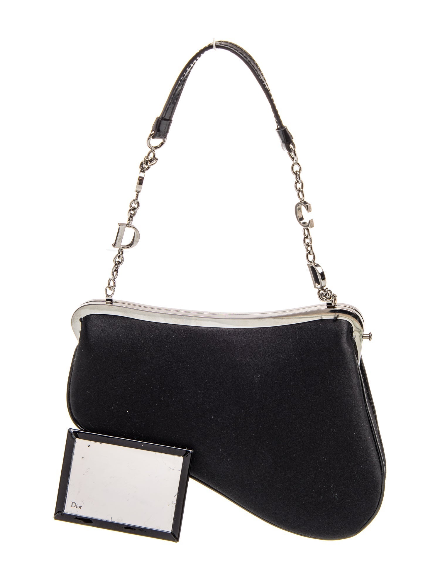 Christian Dior Satin Vintage Saddle Mini Vintage