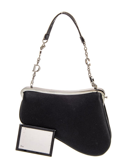Christian Dior Satin Vintage Saddle Mini Vintage