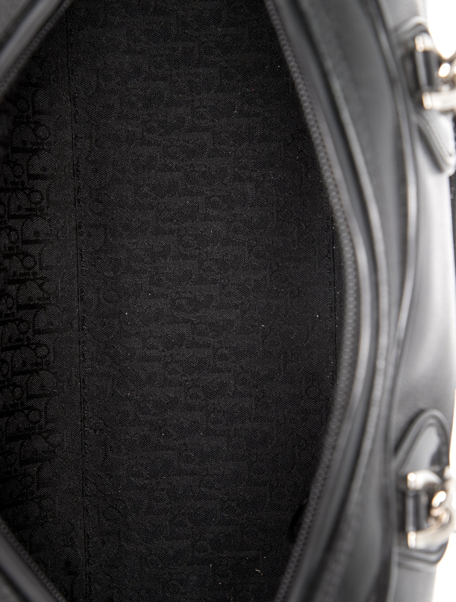 Christian Dior Leather Gambler Dice Bag