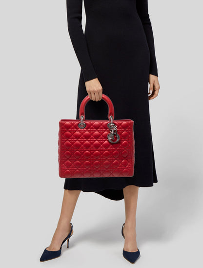Christian Dior Cannage Lady Dior Large Vintage