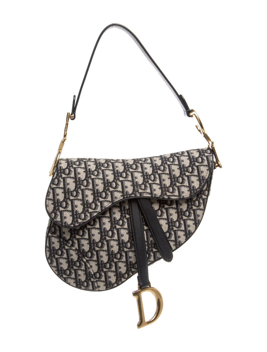 Christian Dior Oblique Jacquard Oblique Saddle