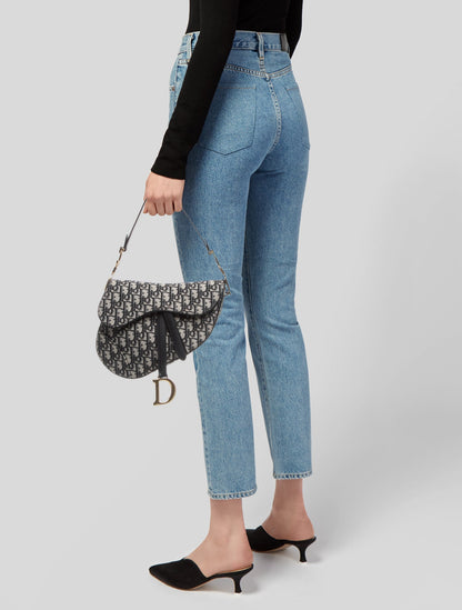 Christian Dior Oblique Jacquard Oblique Saddle