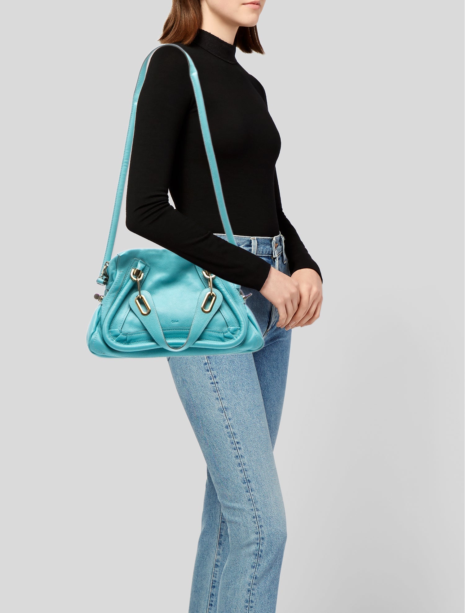 Chloé Leather Top Handle Bag