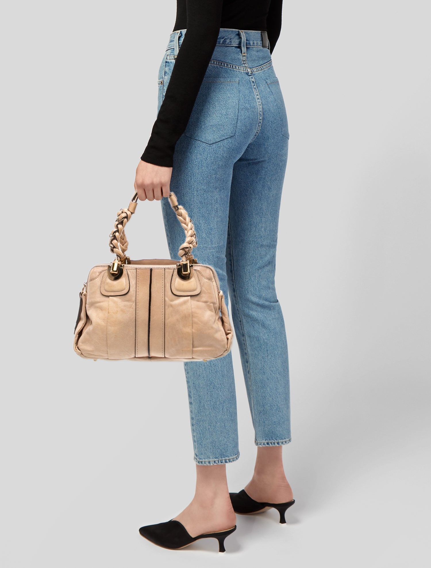 Chloé Leather Top Handle Bag