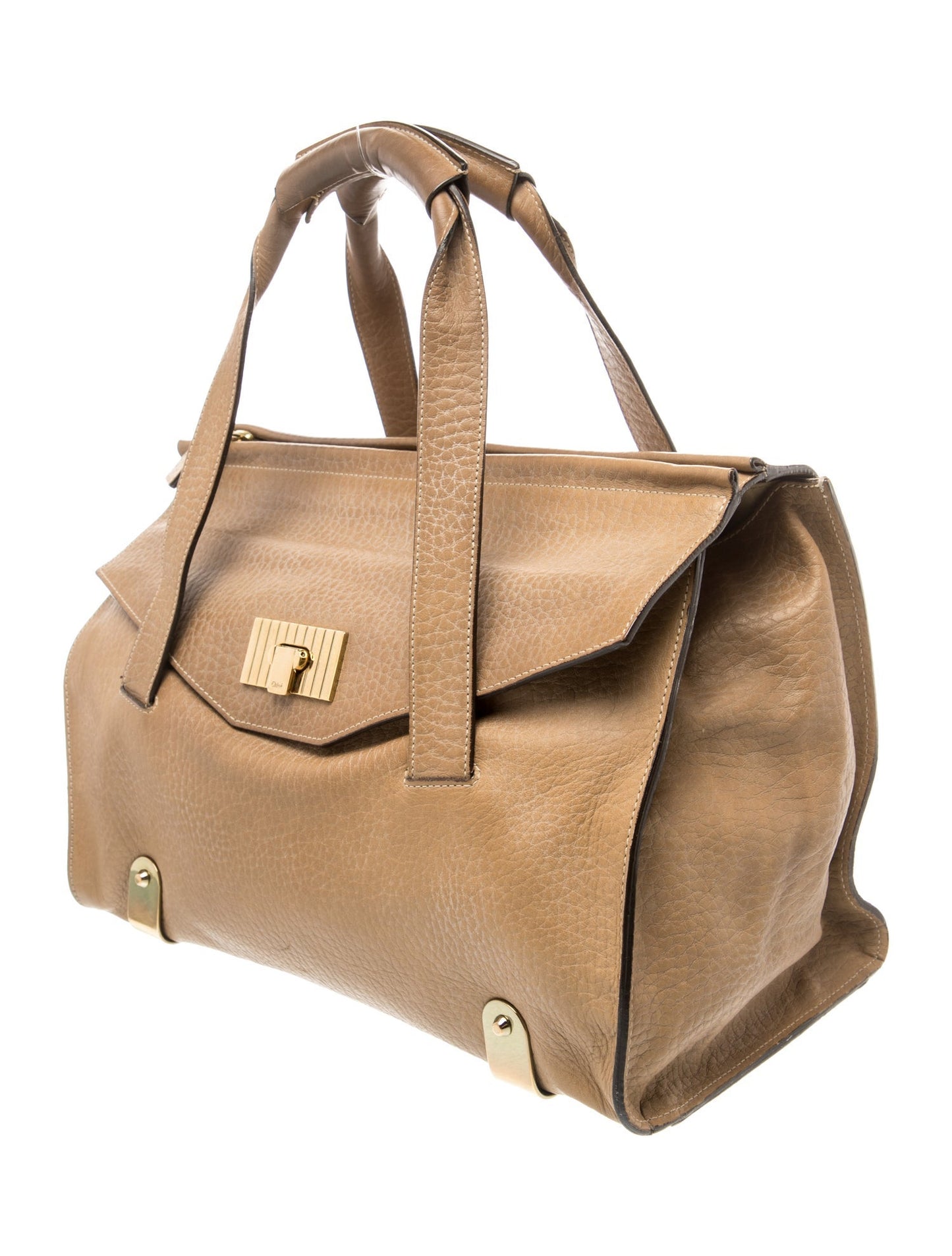 Chloé Leather Top Handle Bag