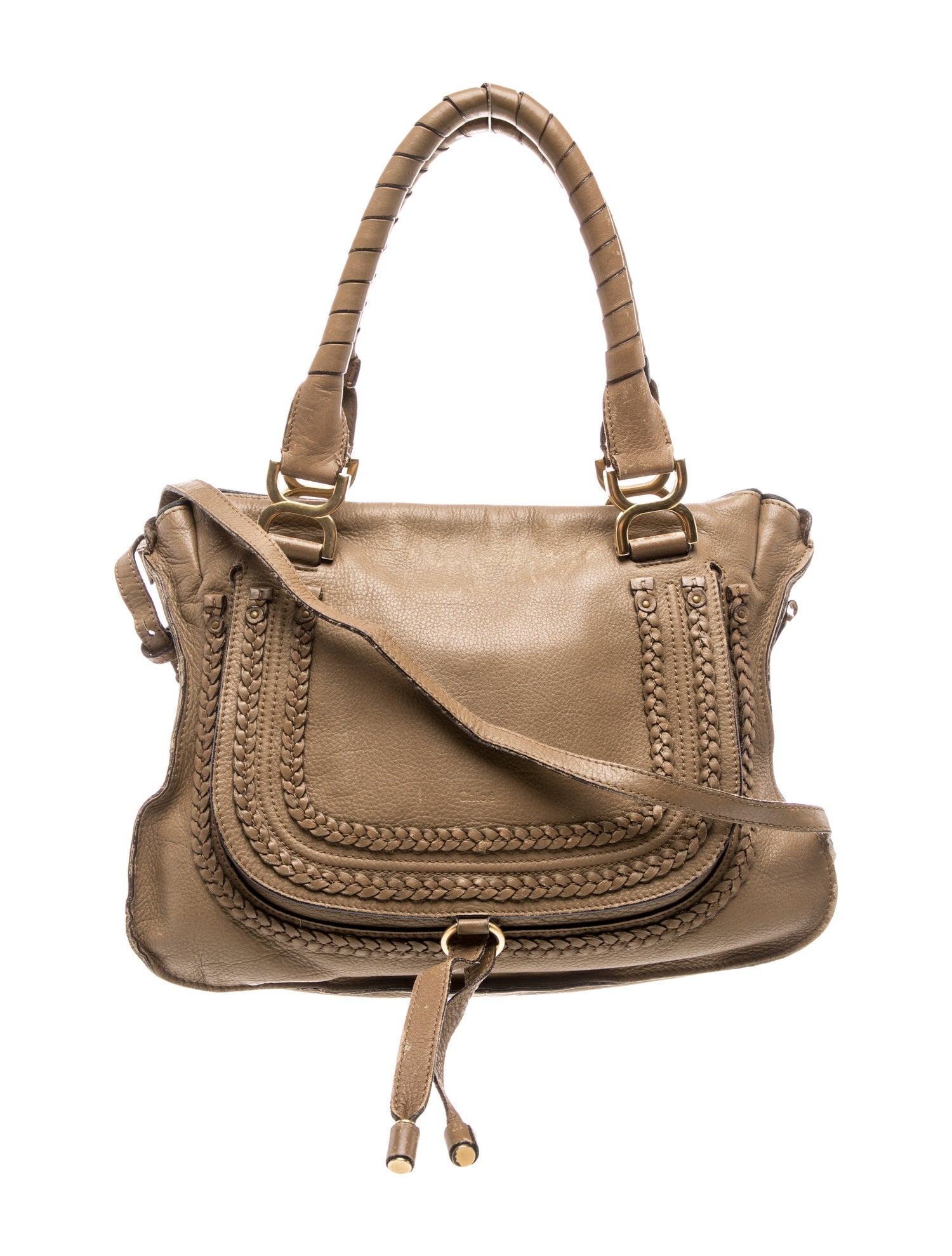 Chloé Leather Marcie Shoulder Bag Medium