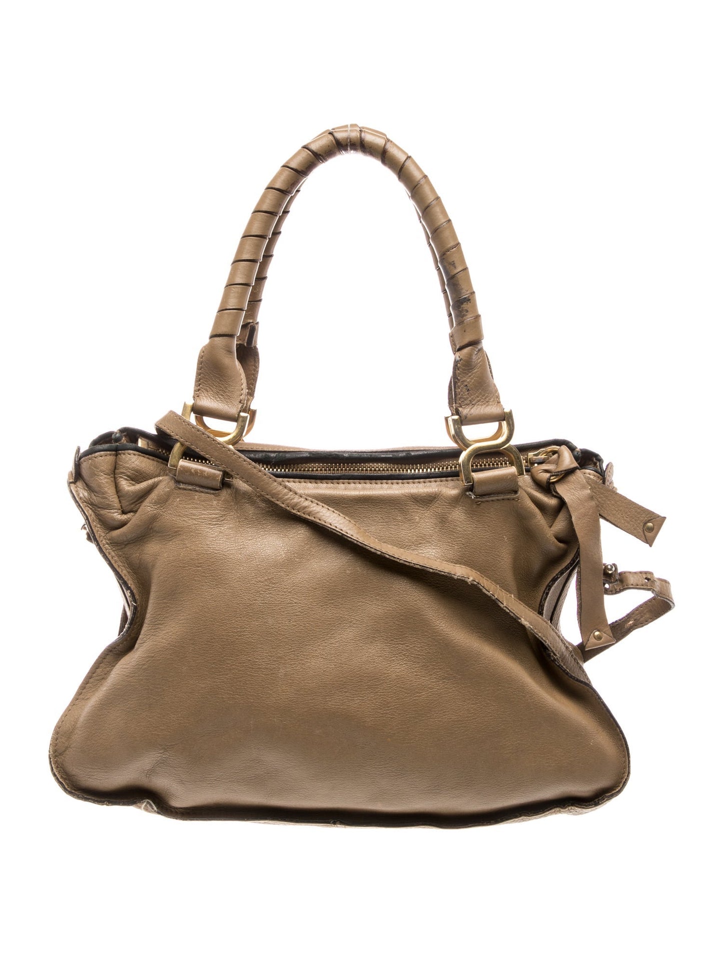 Chloé Leather Marcie Shoulder Bag Medium