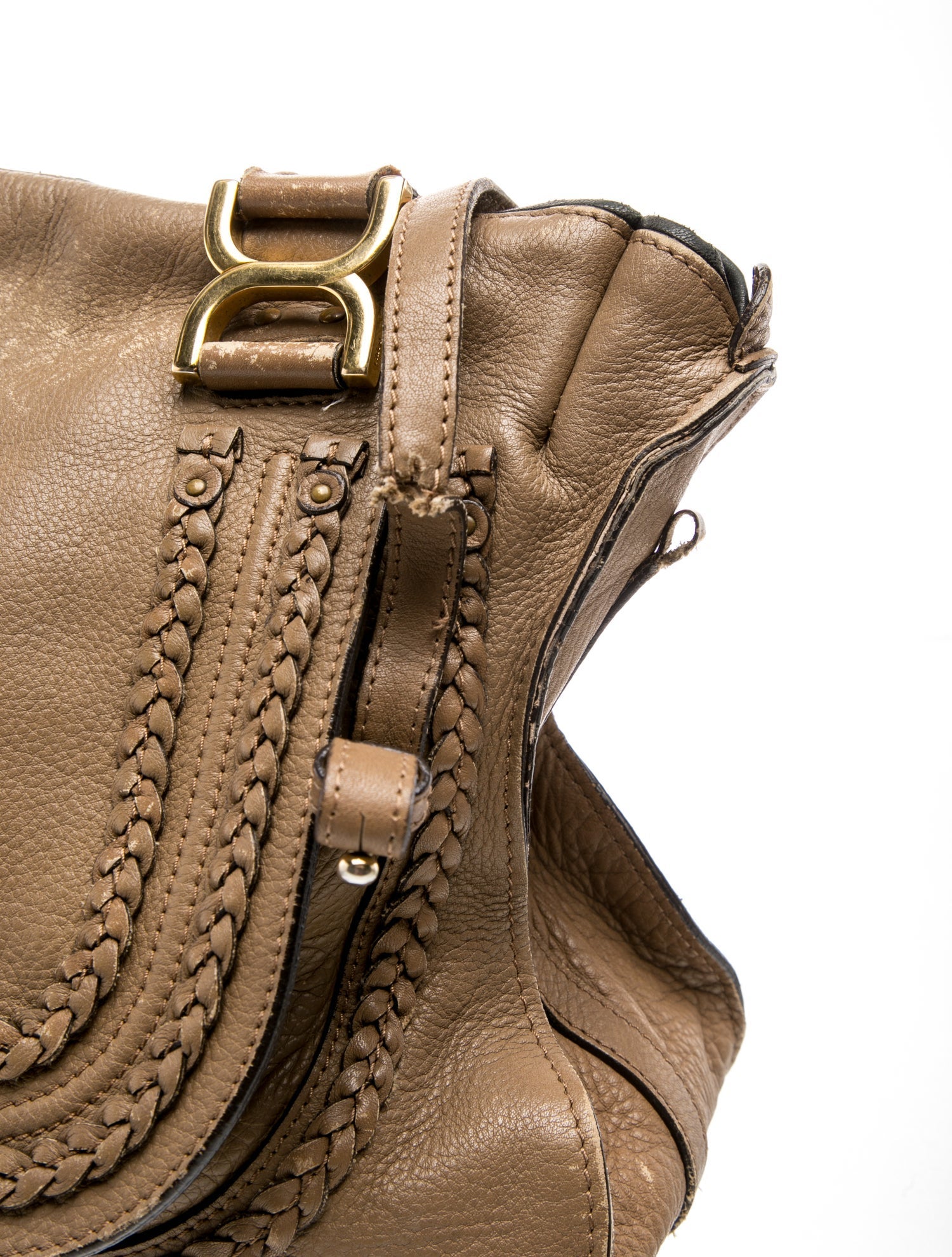 Chloé Leather Marcie Shoulder Bag Medium