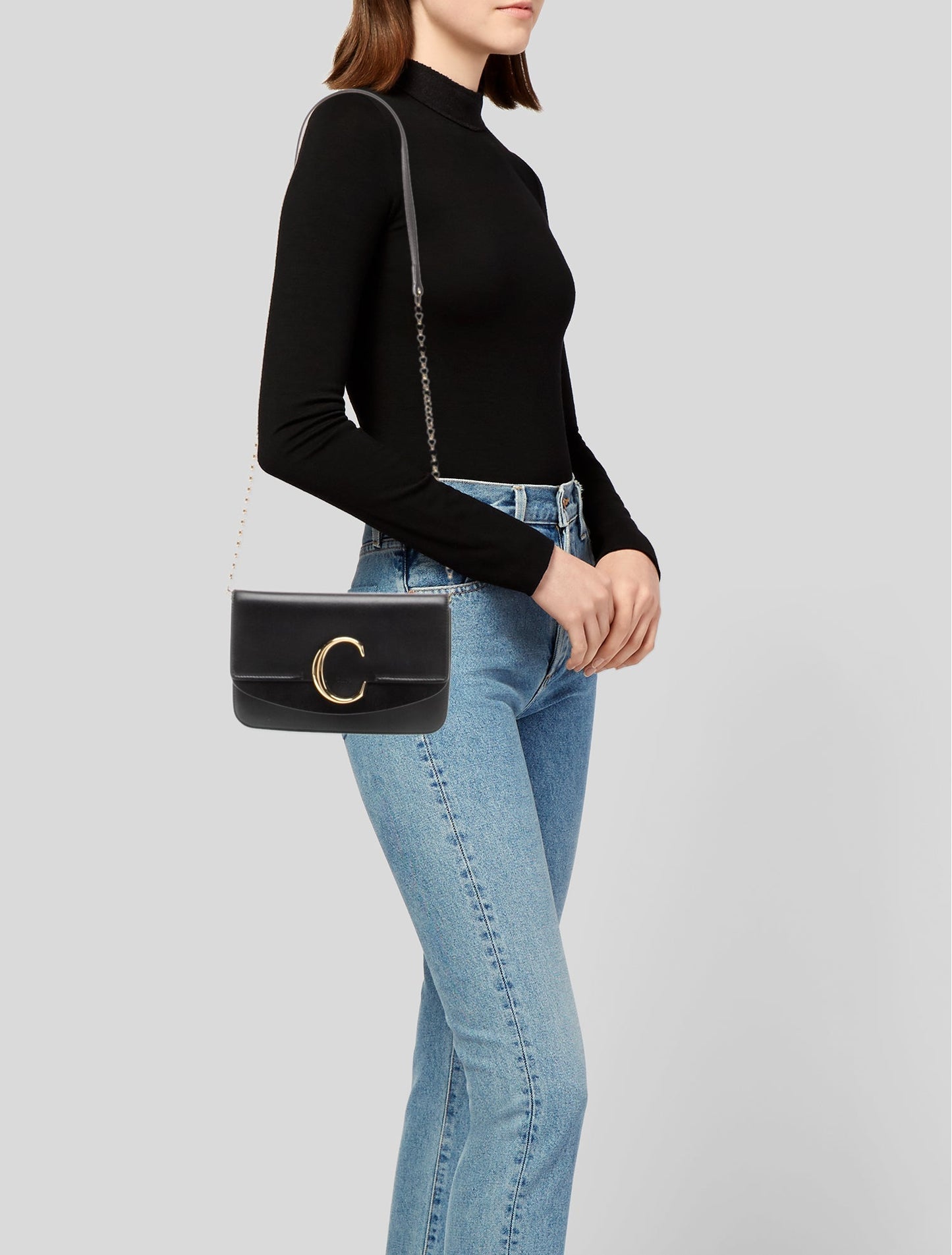 Chloé Leather C Crossbody