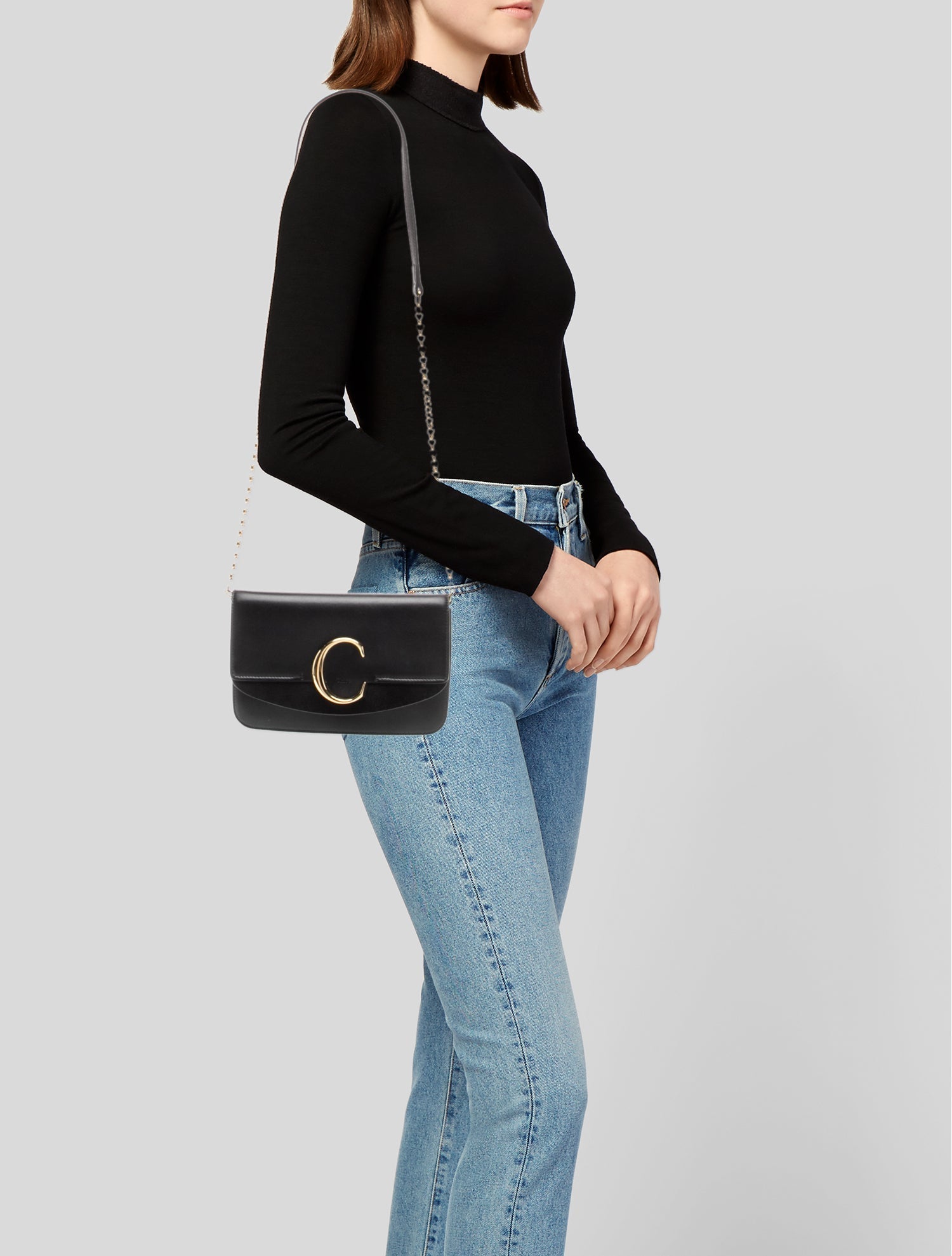 Chloé Leather C Crossbody
