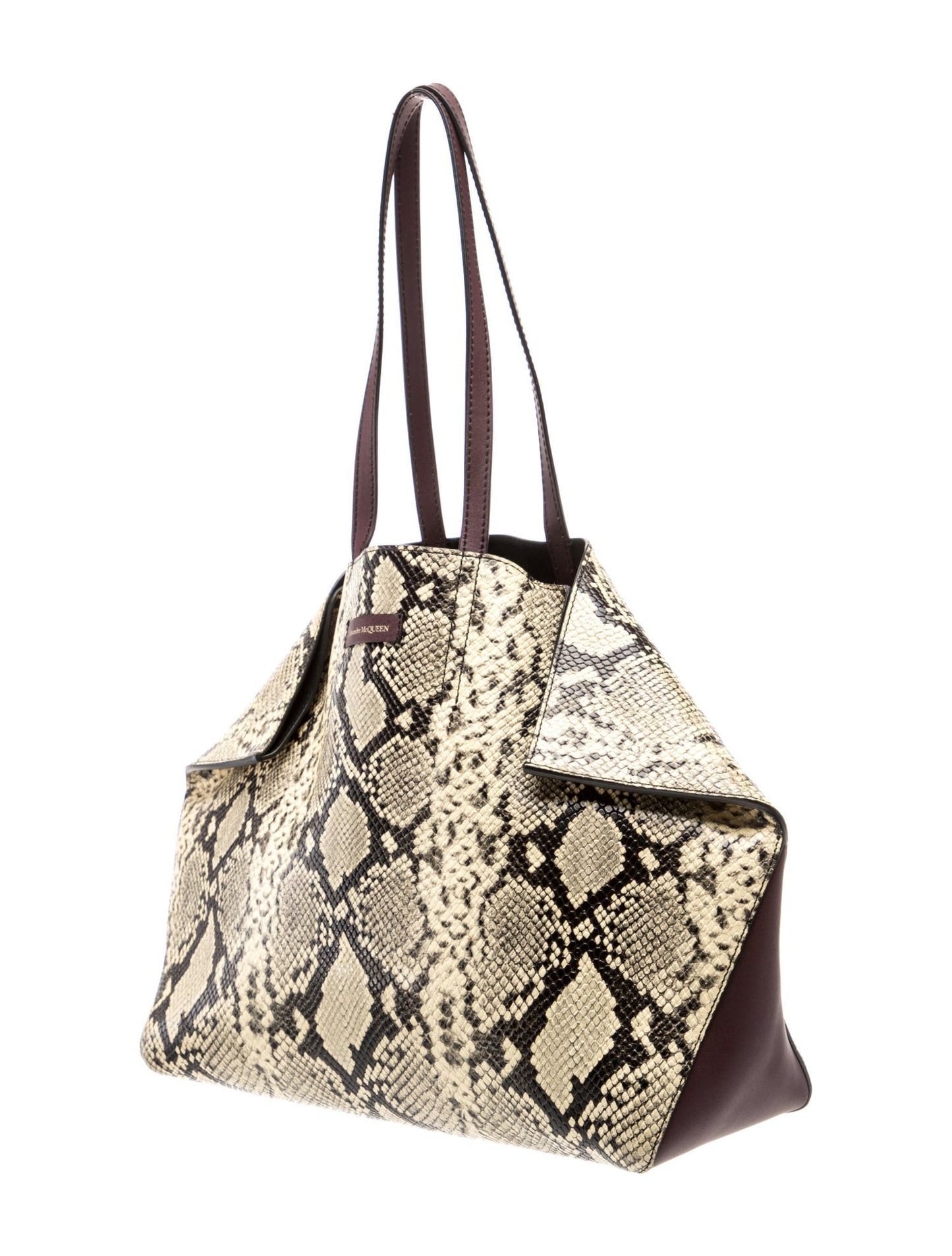 Alexander McQueen Embossed Leather Butterfly