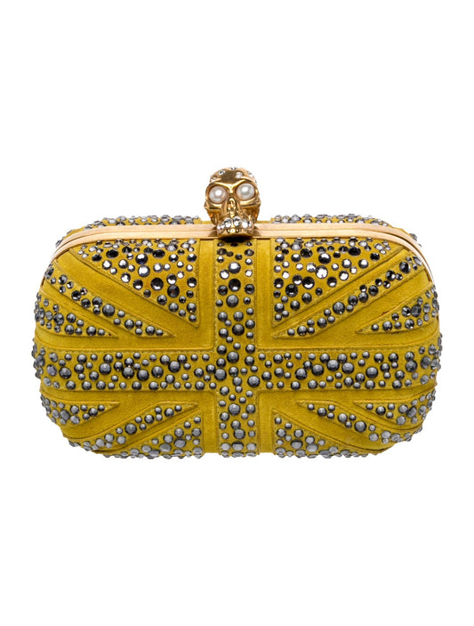 Alexander McQueen Quilted Britannia Skull
