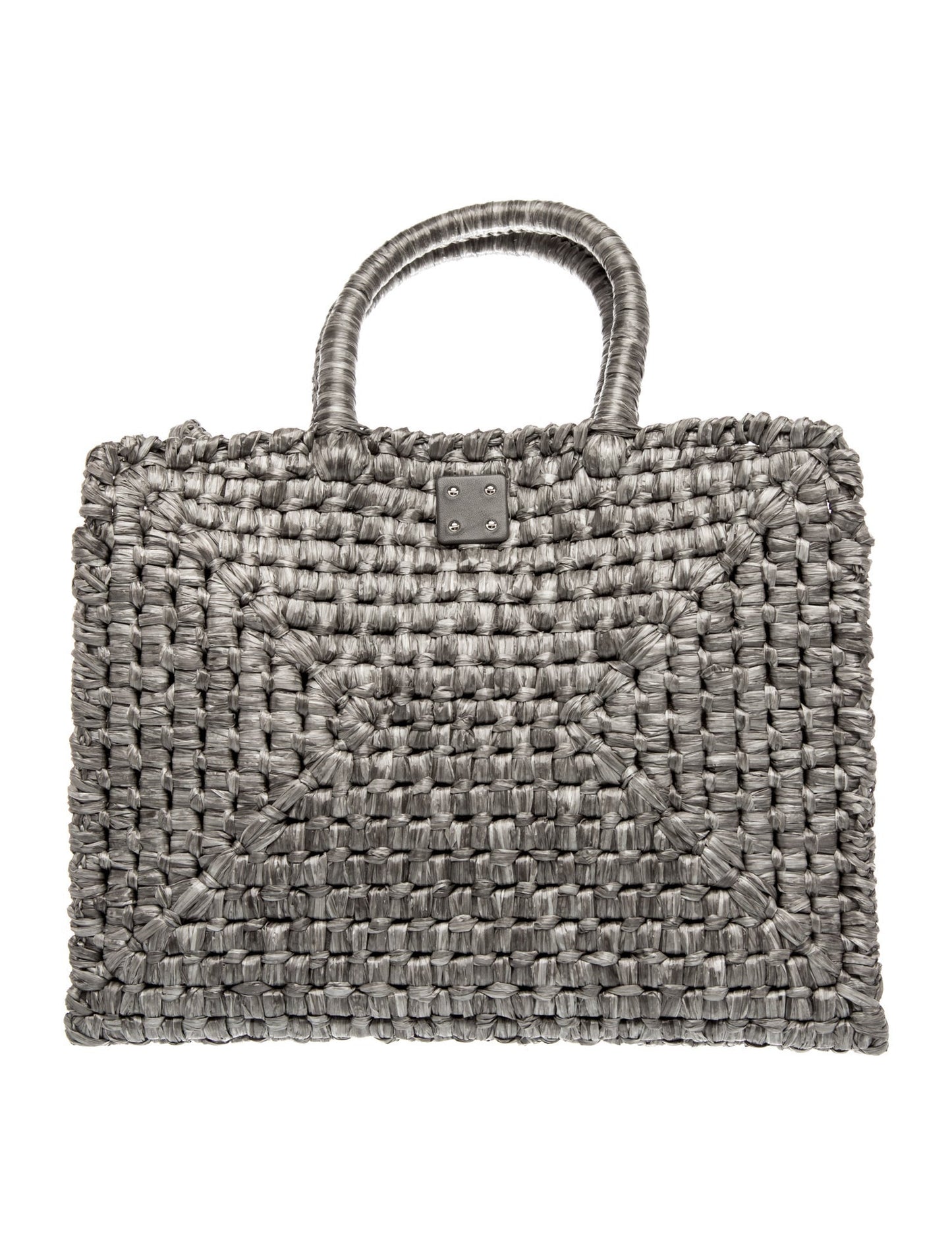 Salvatore Ferragamo Raffia Studio Box Medium