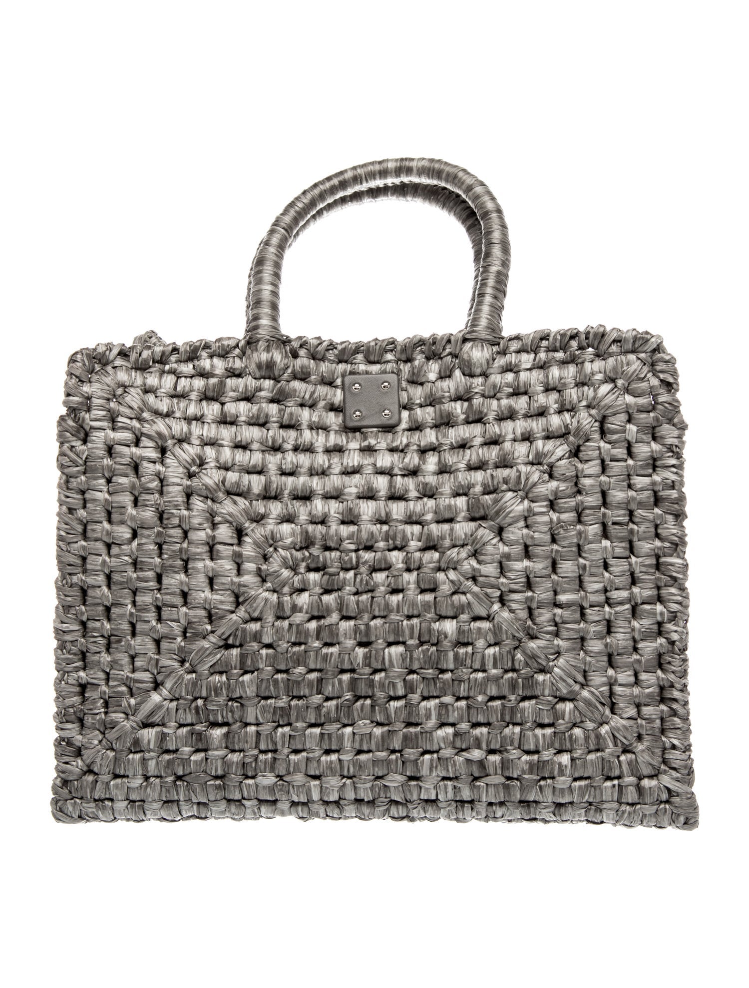 Salvatore Ferragamo Raffia Studio Box Medium