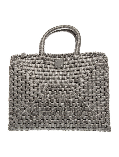 Salvatore Ferragamo Raffia Studio Box Medium